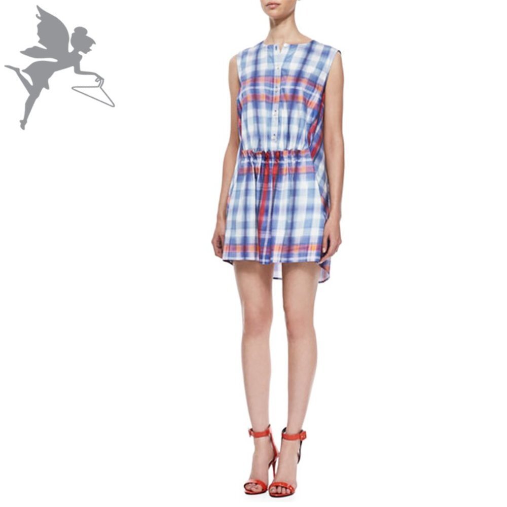 THAKOON ADDITION Cinched Waist Cape Back Dress